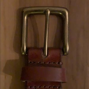 Cognac brown men’s leather belt